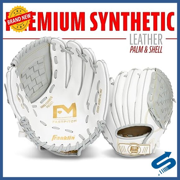 Youth Fastpitch Softball Glove, 10.5" Ready-to-Play, Adjustable Wrist Strap - Picture 4 of 7